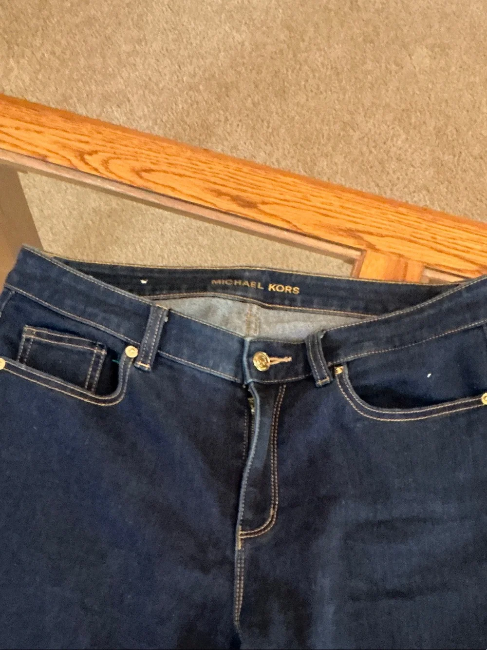 Michael  Kors Issa   Skinny Jeans in Dark Blue